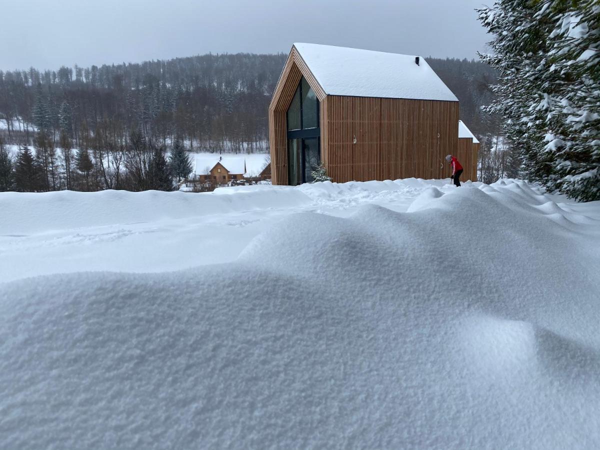 Domki Pod Lasem - Domek Brzozowy สโตรเนีย ชล็องสเกีย ภายนอก รูปภาพ