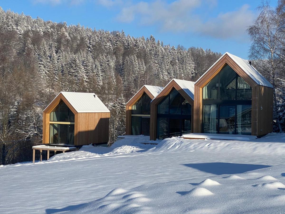 Domki Pod Lasem - Domek Brzozowy สโตรเนีย ชล็องสเกีย ภายนอก รูปภาพ