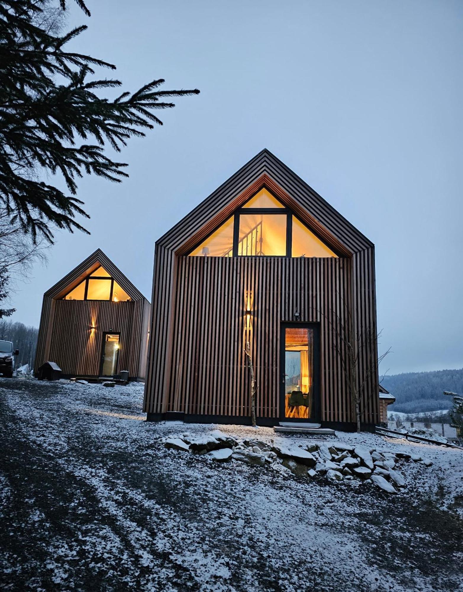 Domki Pod Lasem - Domek Brzozowy สโตรเนีย ชล็องสเกีย ภายนอก รูปภาพ