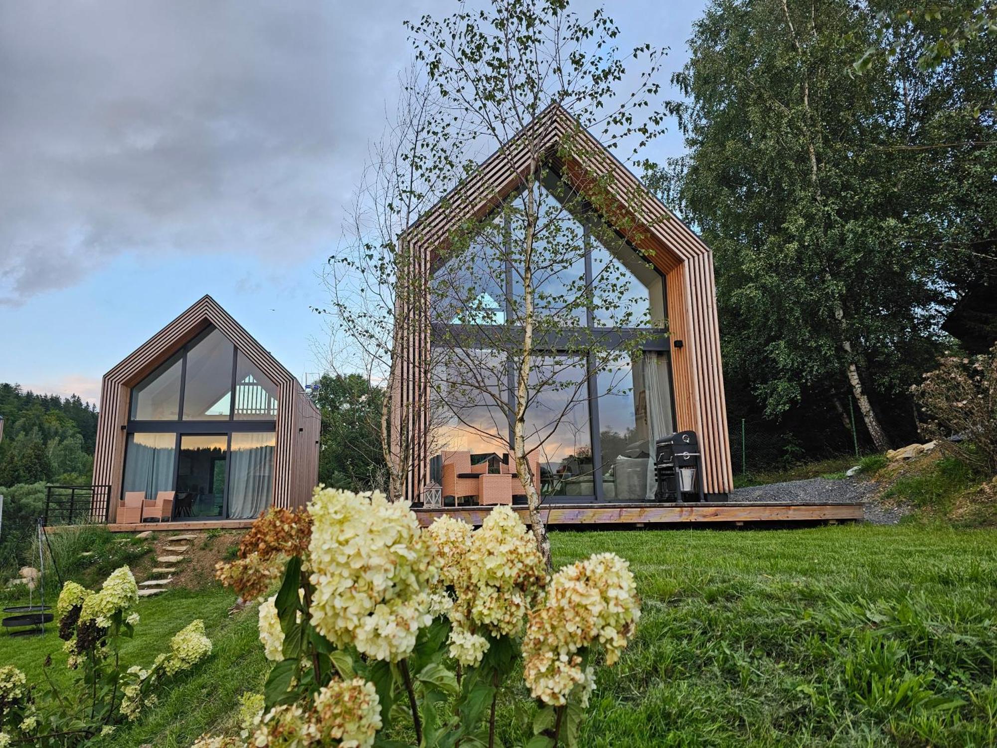 Domki Pod Lasem - Domek Brzozowy สโตรเนีย ชล็องสเกีย ภายนอก รูปภาพ